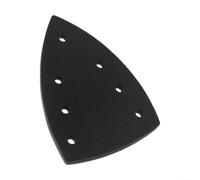 Almohadillas de lijado triangulares de 100 x 150 mm, 7 ganchos y placas de respaldo de bucle para lijadora orbital, soporte de disco abrasivo de espuma EVA, accesorio de herramientas, 1 pieza