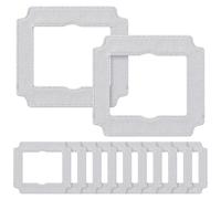 Almohadillas de limpieza compatibles con robot limpiacristales ECOVACS WINBOT Mini 2, 12 unidades de paños de microfibra, lavables y reutilizables, sin rayas