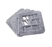 Almohadillas de limpieza de microfibra compatibles con HUTT W9 robot de limpieza de ventanas, reutilizables, lavables, paños de limpieza para espejos de vidrio, mamparas de ducha, rayas de baño