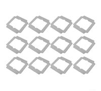 Almohadillas de limpieza de microfibra para Ecovacs para winbot Mini2 Air2 One Pro One2 - Paños reutilizables para fregona sin rayas y brillo lavable a máquina, gris, paquete de 10 (12 unidades)
