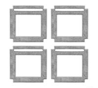 Almohadillas de limpieza de microfibra para Hutt W66, para BLAUPUNKT BP-CC01, FMART W700 Robot limpiador de ventanas, paños de fregona reutilizables lavables para vidrio, espejos y azulejos sin rayas