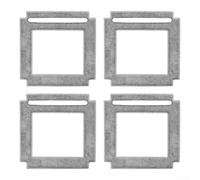 Almohadillas de limpieza de microfibra reutilizables para Hutt W66, para limpiador de ventanas blaupunkt BP-CC01 FMART W700, paños de fregona robot, almohadillas de repuesto lavables sin rayas, 4