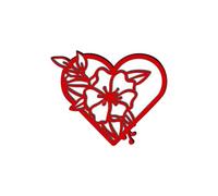 Almohadillas de madera con forma de corazón para el día de San Valentín, adecuadas para decoración de mesa de comedor personalizada