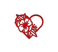 Almohadillas de madera con forma de corazón para el día de San Valentín, adecuadas para decoración de mesa de comedor personalizada