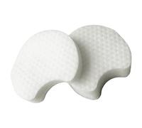 Almohadillas de maquillaje de algodón, redondas removedoras faciales, 100 piezas de algodón suave con textura suave, almohadillas naturales para el cuidado de la piel, herramienta facial con diseño