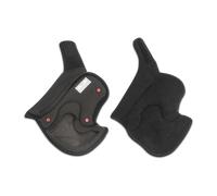 Schuberth C5 / E2 Almohadillas para las mejillas, negro, tamaño 20 mm