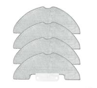Almohadillas de microfibra de repuesto compatibles con Vexilar para W7 W9 W11 W15 para CLEANOVA para robot aspirador W7 W11 W15, almohadillas lavables para suelos duros para azulejos (paquete de 4)