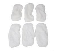 Almohadillas de microfibra de repuesto para fregonas de vapor Oreck STEAM100 y STEAM100LRH - Paños de limpieza reutilizables, absorbentes, lavables a máquina para azulejos (paquete de 6)