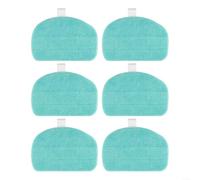 Almohadillas de microfibra de repuesto para Leifheit para CleanTenso Power 2 0 para limpiador a vapor, adecuadas para suelos de madera dura, azulejos, mármol y laminados (paquete de 6)