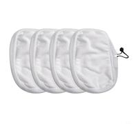 Almohadillas de microfibra de repuesto para mopa de vapor compatibles con Morphy Richards 720021 720502 9 en 1, paños lavables y reutilizables para suelos duros