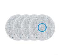 Almohadillas de microfibra de repuesto para mopa DREAME para aspiradora Cyber 10 Ultra Robot diseñadas para uso de bajo mantenimiento (paquete de 4)