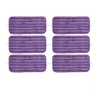 Almohadillas de microfibra de repuesto para mopa Swiffer para mopa húmeda, reutilizables, lavables, para limpieza de suelos de madera dura y piedra, limpia sin dejar rayas (paquete de 6)