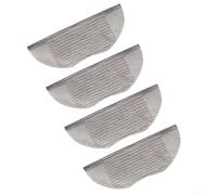 Almohadillas de microfibra de repuesto para robot aspirador MEDION SW MD 20040, lavables a máquina, fuerte absorción de agua, gris, paquete de 4