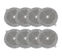 Almohadillas de microfibra lavables para suelos duros compatibles con Bosch para Unlimited 7 ProHygienic BCS71HYG1 BCS71HYG2 BCS71HYG3 BCS71HYG4 (paquete de 8)