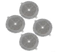 Almohadillas de microfibra para aspiradora Bosch Unlimited 7 ProHygienic BCS71HYG1, compatibles con Aqua BBS71BHYG BCS712HYG5 BCS71HYG5 BCS71HYG2-BCS71HYG4, lavables a 40 °C (4 paquetes)