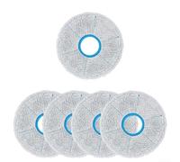 Almohadillas de microfibra para Dreame L50 Ultra/L50 para Pro Ultra, accesorios de repuesto lavables y reutilizables para robot aspirador térmico en suelos duros (paquete de 2/5) (paquete de 5)