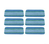 Almohadillas de microfibra para fregona, paquete de 6, para fregonas con rociador estilo dom, lavables a máquina, de larga duración y de alta absorción, adecuadas para cocinas y entradas (paquete de 6
