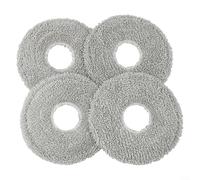 Almohadillas de microfibra para mopa, repuesto compatible con aspiradora Mova E30 Ultra-Robot, paño de limpieza de pisos lavable reutilizable para todo tipo (4 piezas)