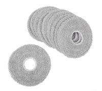 Almohadillas de microfibra para mopa, repuesto compatible con aspiradora Mova E30 Ultra-Robot, paño de limpieza de pisos lavable reutilizable para todo tipo (10 unidades)