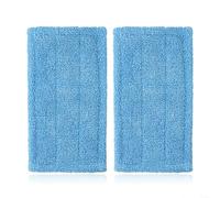 Almohadillas de microfibra para trapeadores Swiffer Sweeper - Paquete de 2 paños de limpieza de suelos reutilizables lavables compatibles con mopas húmedas/secas y mopas de vapor para madera dura