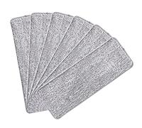 Almohadillas de microfibra planas de repuesto para fregonas húmedas/secas, lavables, reutilizables, compatibles con sistema de cuidado de suelos, limpieza y fregado de suelos (paquete de 6 unidades de