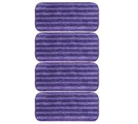 Almohadillas de microfibra reutilizables compatibles con Swiffer WetJet Floor Mopa lavable para pisos de madera dura, azulejos de piedra, lavables a máquina (paquete de 4)
