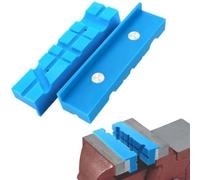 Almohadillas de mordaza de tornillo suaves, 2 protectores de goma flexibles para tareas de sujeción de soldadura, agarre seguro de 4, 5, 6 pulgadas, azul (5 pulgadas)