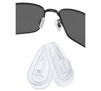 Almohadillas de nariz de repuesto para Oakley Socket Ti OX5019/Socket 5.0 OX3217/Socket 5.5 OX3218/placa de acero OX3222, transparente, 1 par, 0