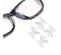 Almohadillas de nariz transparentes para gafas - SMARTTOP Stick on 2,5 mm silicona antideslizante almohadillas de nariz para gafas de sol - 10 pares