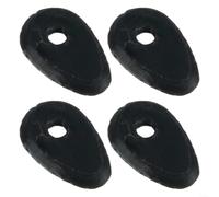 Almohadillas de palanca de cambios de silicona, botones personalizados para desviadores de bicicleta de carretera SRAM, kit de juntas antideslizantes, 4 piezas negras (almohadillas de cambio de