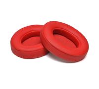Almohadillas de piel de oveja para Beats Studio 2.0, 1 par Red