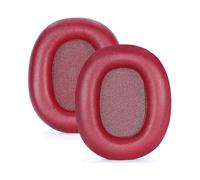 Almohadillas de piel de oveja roja compatibles con B&O Beoplay H95 ANC con fijación magnética y espuma