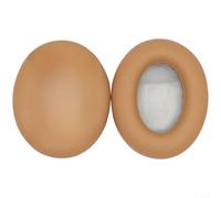 Almohadillas de piel de proteína diseñadas para auriculares BOSE QC700 con inserto de algodón que reduce el ruido y guías de orientación izquierda derecha (E)
