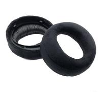 Almohadillas de piel de proteína para auriculares Sony Pulse 3D, cojines de espuma suave con hebilla segura, ligeras de 90 mm, color gris, repuesto para accesorios de controlador de PS5, comodidad
