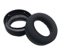 Almohadillas de piel de proteína para auriculares Sony Pulse 3D, cojines de espuma suave con hebilla segura, ligeras de 90 mm, color gris, repuesto para accesorios de controlador de PS5, comodidad