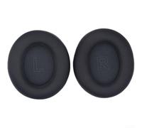 Almohadillas de piel de proteína premium para Anker para Soundcore Life Q30, almohadillas de memoria mejoradas, color azul (negro)