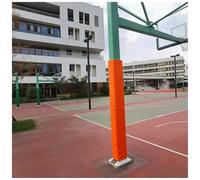 Almohadillas de protección contra impactos para columnas, protectores de postes de espuma para postes cuadrados al aire libre, acolchado, naranja, cubierta de poste de garaje adecuada para postes de 5