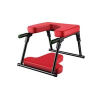 Almohadillas De PU Banco De Soporte Cabeza For Yoga,Silla De Inversión Yoga Con Asas,Taburete De Soporte Cabeza For Entrenador Pies Arriba,para Entrenamiento(Red)
