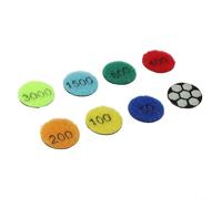 Almohadillas de pulido de 25 mm para jadeíta y piedra natural, eficaces para moler y afilar con métodos húmedos o secos