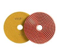 Almohadillas de pulido de 6 pulgadas, discos flexibles de resina húmeda seca de 150 mm para restauración de suelos de hormigón, granito, mármol, piedra caliza, acabado brillante