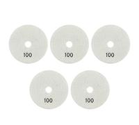 Almohadillas de pulido húmedo de 4pcs de 4 pulgadas Kit de disco de molienda suave para cerámica de granito de mármol (-1011210659112)