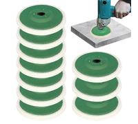 Almohadillas De Pulido Para Taladro,10 Piezas Accesorios Antiarabazos Para Amoladora Angular | Ruedas De Lana Para Abrillantar - Para Metal Muebles Coche Vidrio Cerámica Automotriz Suelo Madera