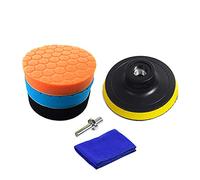 Almohadillas de pulido para taladro de coche 3 Pcs Hexagonal Polishing Pad Set For Car Polisher, 3-6 cun(3 cun)