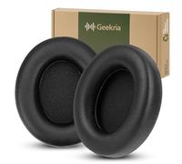 Almohadillas de Recambio de Piel de Oveja Geekria Elite para Auriculares Beats Studio Pro, Cojines para los oídos, Piezas de reparación (Negro)