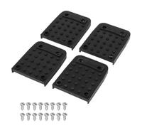 Almohadillas De Reemplazo De Zancos De Yeso,4 Piezas Agarres Antideslizantes De Goma - Con 16 Tornillos Almohadillas Antideslizantes De Goma - Para Andamios Trípodes Decoración Interior Actuaciones Es