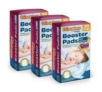 Almohadillas de refuerzo de hoyuelos, doblador de pañales de bebé con adhesivo, aumenta la absorción de pañales, no más fugas de 90 unidades (con adhesivo para un ajuste seguro)