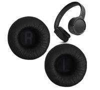 Almohadillas de Repuesto Cascos Compatibles con JBL T500BT T450BT Tune 500BT JR300BT 310BT Almohadillas Cascos Auriculares de Repuesto en Cuero PU y Esponja - Negro