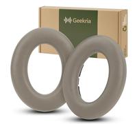 Almohadillas de Repuesto cómodas Geekria compatibles con Sennheiser Accentum, Accentum Plus Wireless, Cojines para Auriculares, Almohadillas para Headset, Tapas de Copa (Taupe)
