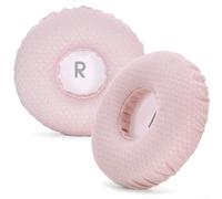 Almohadillas de repuesto cómodas para auriculares JBL Tune 600BTNC, 660NC y 670NC, piel de proteína suave y núcleo de esponja para mayor comodidad (rosa)