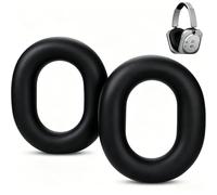 Almohadillas de repuesto compatibles con auriculares Bluetooth inalámbricos Skullcandy Hesh 540. Almohadillas de piel de proteína suave, espuma de aislamiento de ruido, color negro.